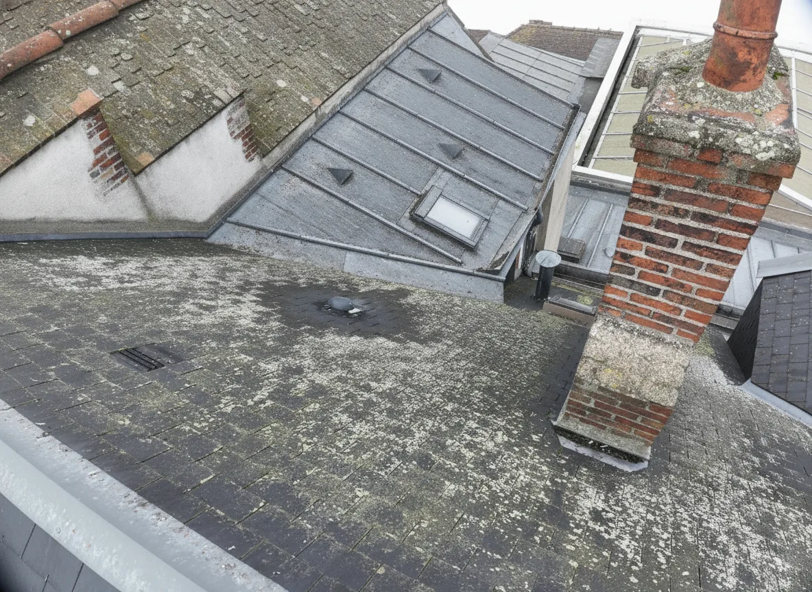 Inspection de toiture par drone à Amiens